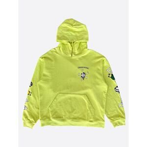 ◆Chrome Hearts Matty Boy◆Link Zip Up Hoodie 'Lime Green' Buy Chrome Hearts Matty Boy Link Zip Up Hoodie 'Lime Green